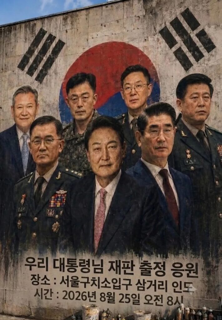 대통령님 출정 응원 사진